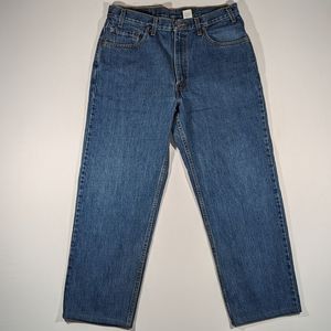 Vintage Levi's Red Tab 550 Relaxed Fit Jeans 36x32 Y2K 2000s Dates 2002 Blue